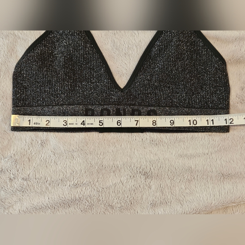Bonds Retro Rib Triangle Bra, Sz. M - Picture 5 of 7
